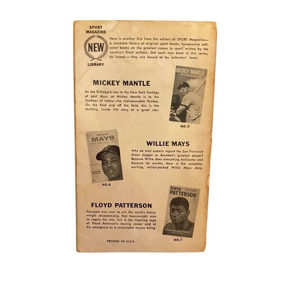 Warren Spahn Immortal Southpaw by Al Silverman Paperback Book Novel 1961 - Picture 2 of 14